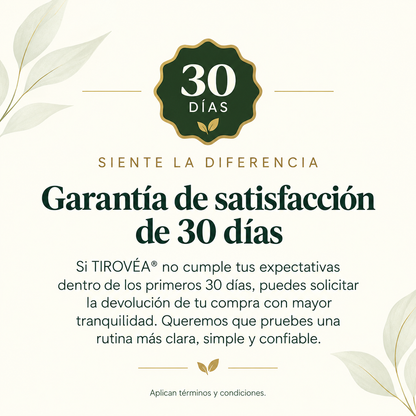 TIROVÉA® – apoya el equilibrio y bienestar tiroideo con una fórmula clara y simple desde adentro